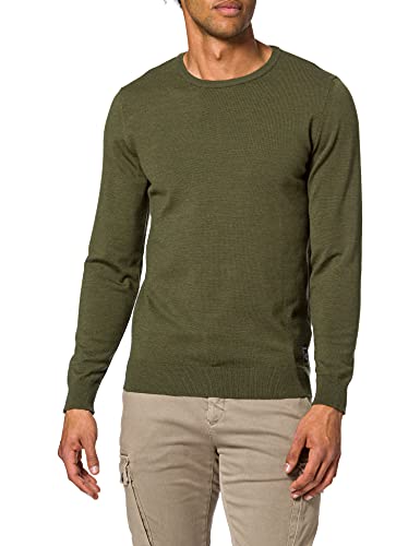 REPLAY Herren UK3080.000.G22734 Pullover, 234 Dark Olive, XXL von Replay