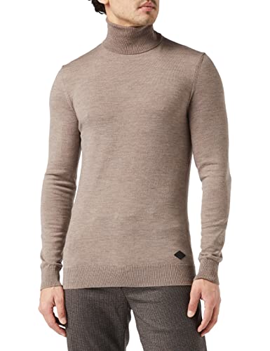 REPLAY Herren UK8020.000.G22734 Pullover, M21 BARK Melange, 3XL von Replay