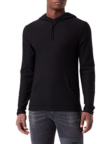 REPLAY Herren UK8509 Kapuzenpullover, 098 Black, XXL von Replay