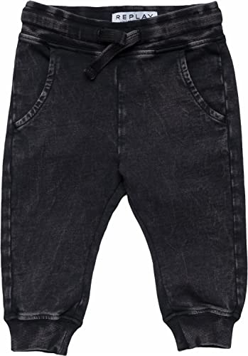 REPLAY Jungen PB9380 Lässige Hose, 099 Blackboard, 24M von Replay