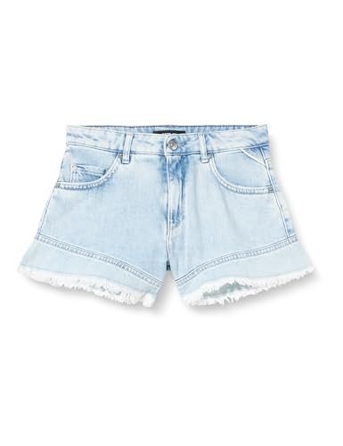 REPLAY Mädchen JERIN Jeans-Shorts, 011 SUPER Light Blue, 4A von Replay