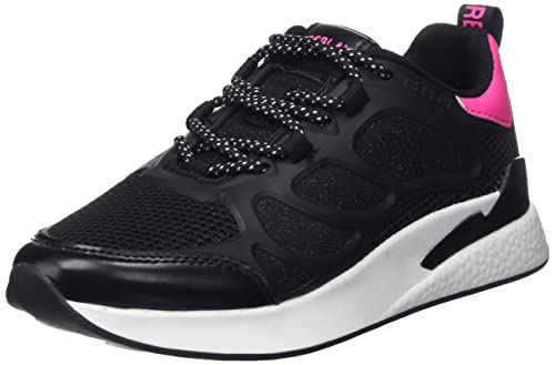 REPLAY Maze JR KPU Sneaker, 2829 Black Fuxia Fluo, 32 EU von Replay