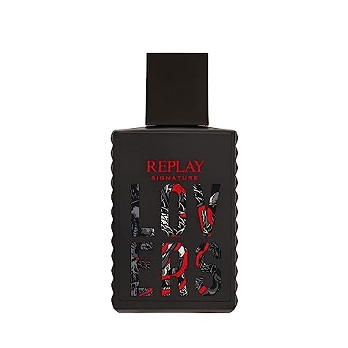 REPLAY - Signature Lovers for Man Eau de Toilette - holzig, fruchtig, intensiv, aromatisch, energisch und einzigartig, 100 ml Flasche von Replay