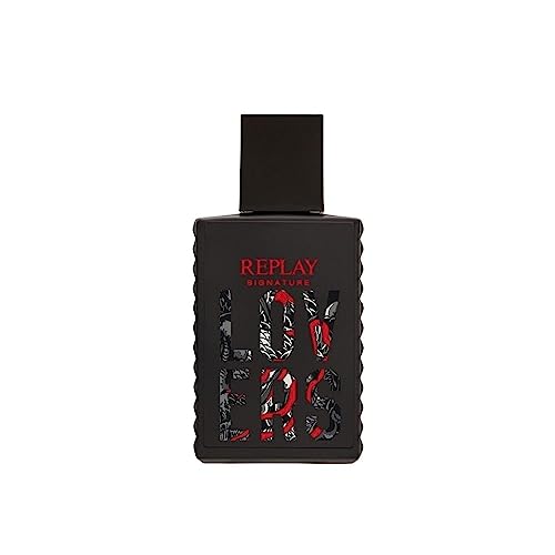 REPLAY - Signature Lovers for Man Eau de Toilette - holzig, fruchtig, intensiv, aromatisch, energisch und einzigartig, 30 ml Flasche von Replay