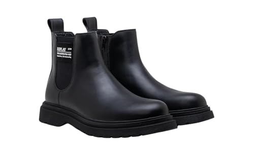 Replay, Pierce Chelsea, hohe Schuhe, lässig, modisch, für Herren, Schwarz , 45 EU von Replay