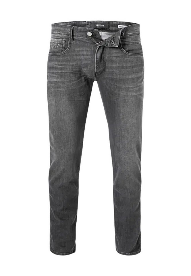 Replay 5-Pocket-Jeans Hose Classic Slim Fit Jeans Anbass mit von Replay