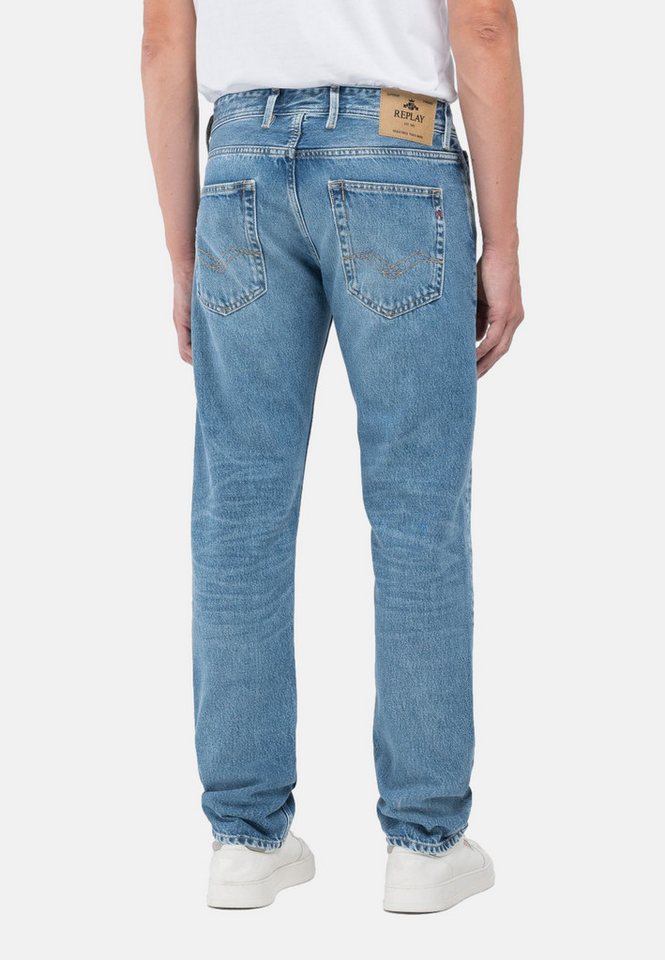 Replay 5-Pocket-Jeans Jeans GROVER lange Hose (1-tlg) von Replay