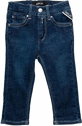 Replay Baby Mädchen Jeans mit Stretch, Blau (Medium Blue 009), 6 Monate von Replay