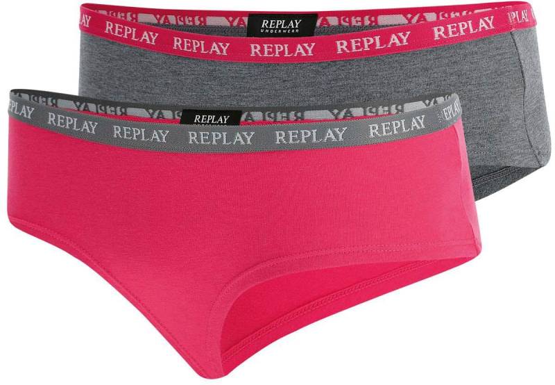 Replay Hüftslip Lady Culotte Style 1 - 2pcs Waterfall pack (Packung, 2er) von Replay