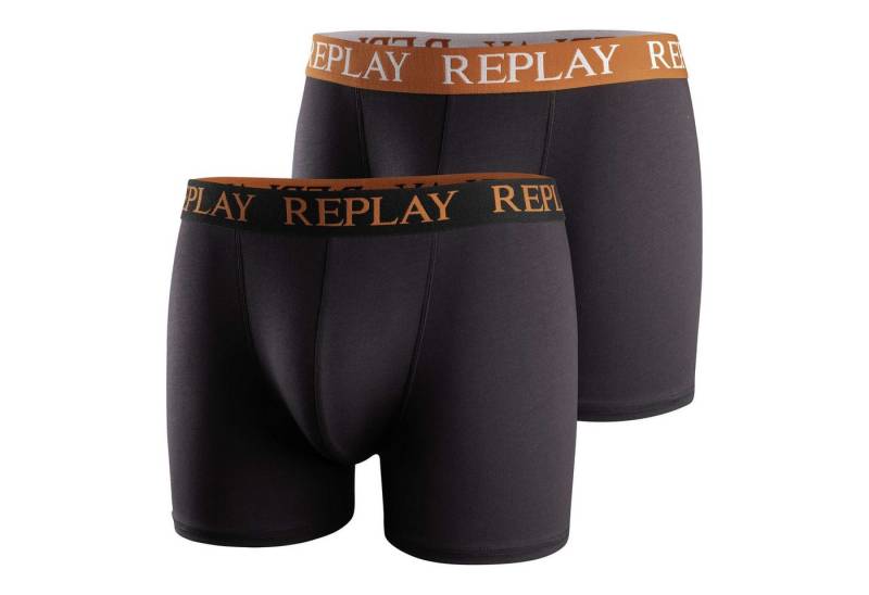 Replay Boxer Herren Boxershort 2er Pack Baumwolle (Packung, 2er Pack) von Replay
