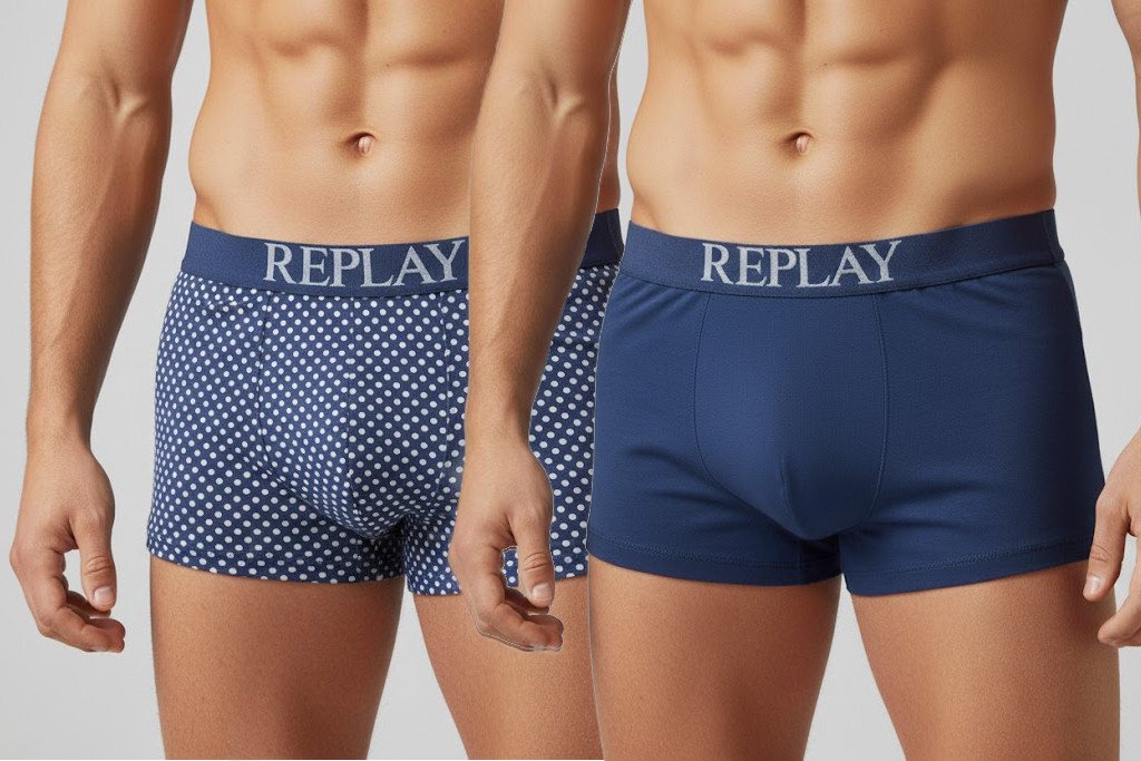 Replay Boxershorts 2er Pack, Trunks von Replay