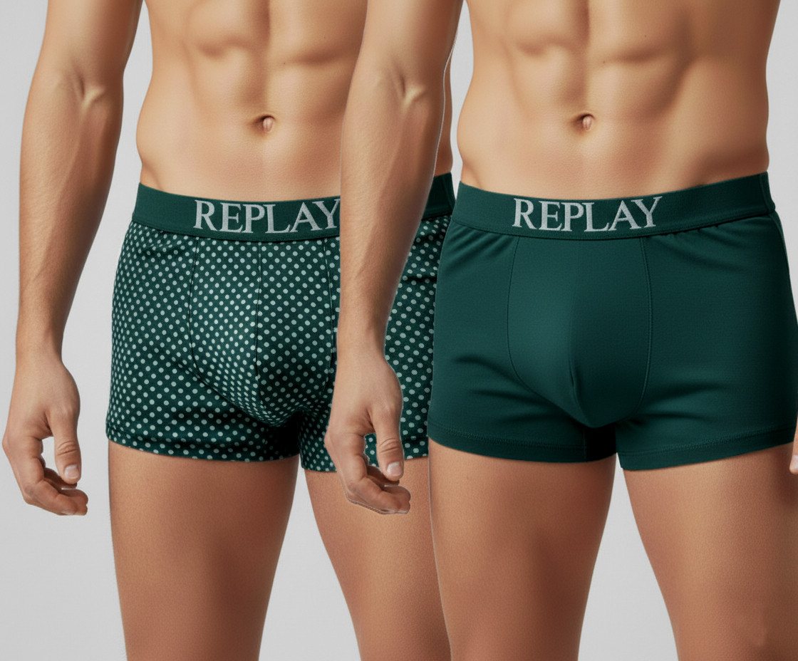 Replay Boxershorts 2er Pack, Trunks von Replay