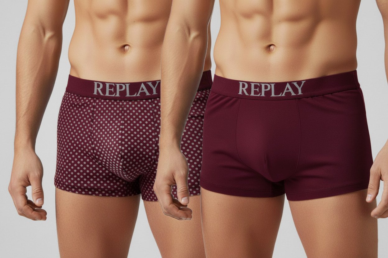 Replay Boxershorts 2er Pack, Trunks von Replay