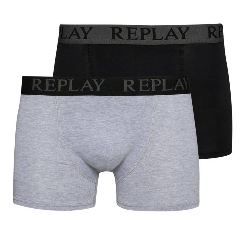 Replay Boxershorts Boxer Style Cuff Logo von Replay