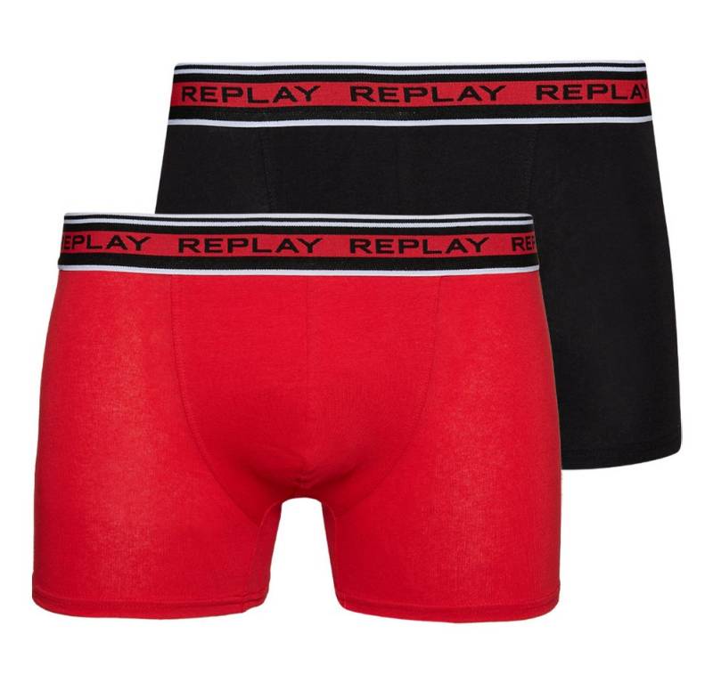 Replay Boxershorts Boxer Style Cuff Logo von Replay