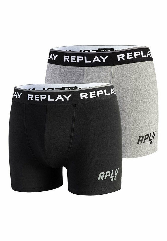 Replay Boxershorts Boxer anliegend für Herren (1-St., keine Angabe) von Replay