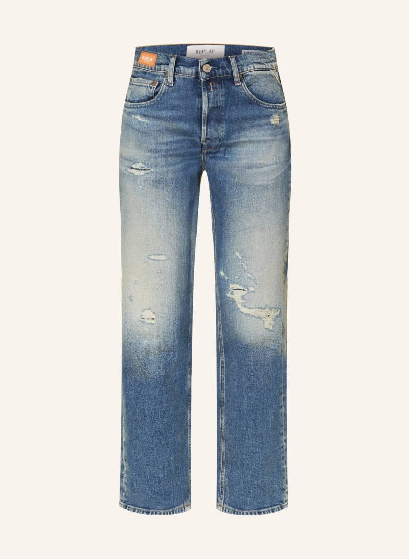 Replay Boyfriend Jeans Aubry blau von Replay