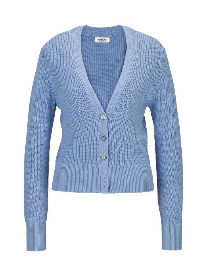 Replay Cardigan Cardigan mit Schmuckkopf von Replay