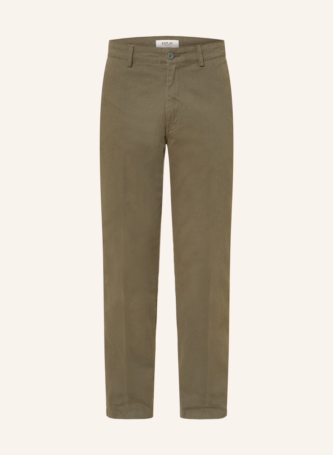 Replay Chino Regular Fit gruen von Replay