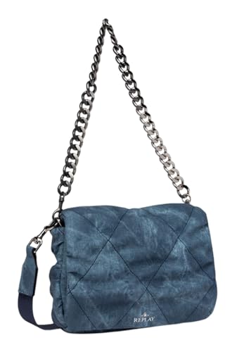 Replay Crossbody Bag Blu Denim von Replay