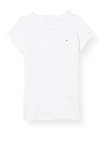 Replay Damen 2er Pack T-Shirts Kurzarm mit Rundhals-Ausschnitt, White 010 (Weiß), XXS von Replay