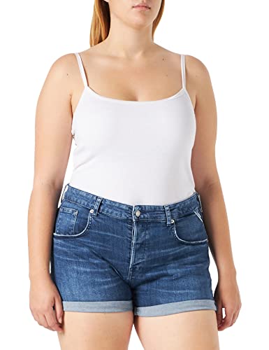 Replay Damen Anyta Jeans Shorts, 9 Blue Denim, 23W EU von Replay