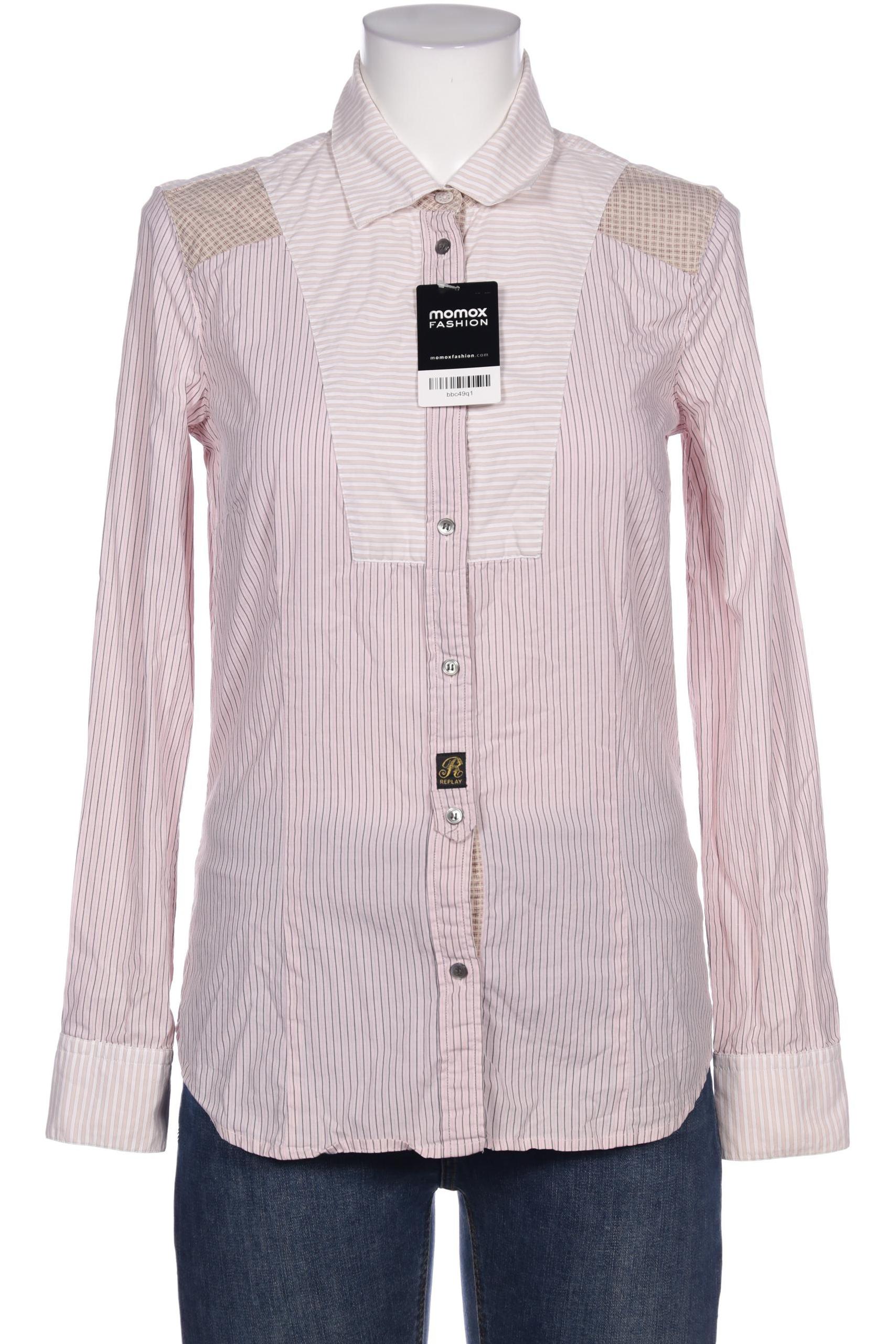 Replay Damen Bluse, pink, Gr. 36 von Replay