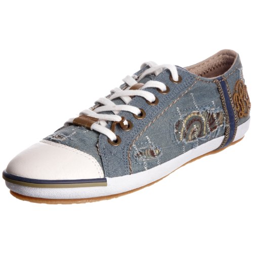 Replay Damen Bridgette Denim Schnürschuh, Denim, 40 EU Replay Damen Bridgette Denim Schnürschuh, Denim, 40 EU von Replay