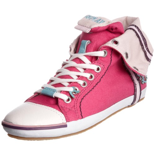 Replay Damen Brooke Mid Lace Up Sneaker, Fuchsia, 37 EU von Replay