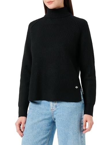 Replay Damen Pullover Rollkragenpullover Recyceltes Material, Black 098 (Schwarz), L von Replay