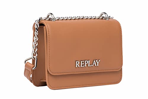 Replay Damen Handtasche aus Kunstleder, Brick Brown 060 (Braun), Onesize von Replay