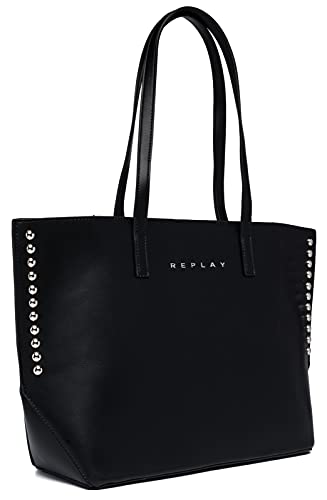 Replay Damen FW3191.000.A0157B Shopper, 098, One Size von Replay