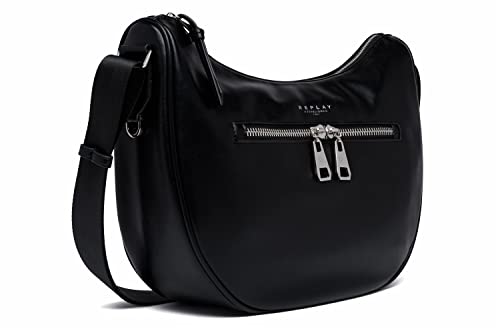 REPLAY Damen FW3238.000.A0365B Handtasche, 098 Black, UNIC von Replay