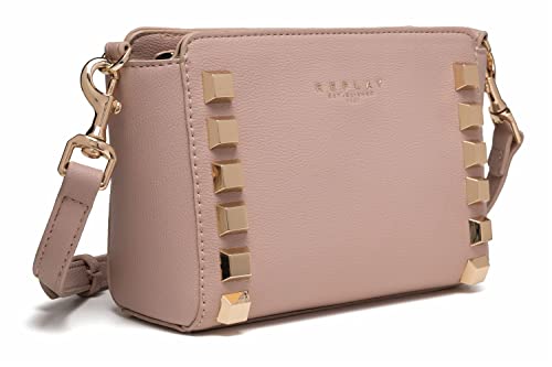 REPLAY Damen FW3282.000.A0437R Handtasche, 231 PINK Brown, UNIC von Replay