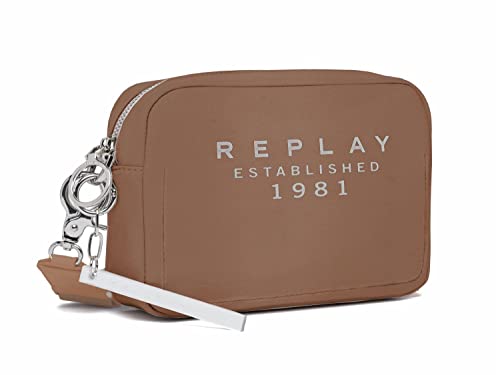 REPLAY Damen FW3326 Handtasche, 074 Dirty Pale BEIGE von Replay