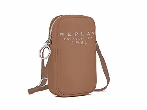 Replay Damen FW3327 Schultertasche, 074 Dirty Pale BEIGE von Replay