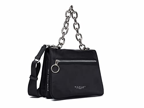 REPLAY Damen FW3331 Handtasche, 098 Black von Replay