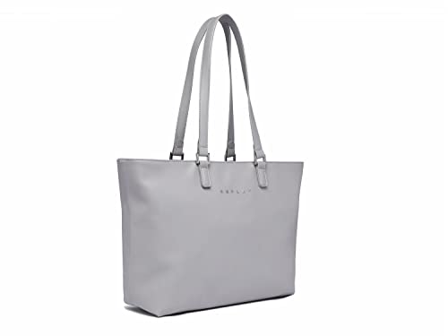 Replay Damen Tote Bag Tasche aus Kunstleder, Cement Grey 032 (Grau), Onesize von Replay