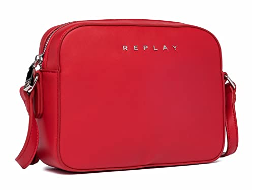 Replay Damen Shopper Tasche aus Kunstleder, Rot (Blood Red 260), Onesize von Replay