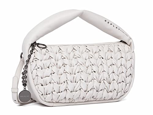 REPLAY Damen FW3340 Handtasche, 181 Ice White von Replay