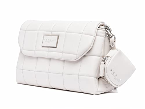 Replay Damen FW3343 Clutch, 181 Ice White von Replay