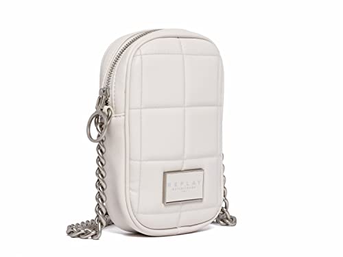 REPLAY Damen FW3345 Schultertasche, 181 Ice White von Replay