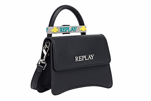 Replay Damen FW3361 Handtasche, 098 Black von Replay