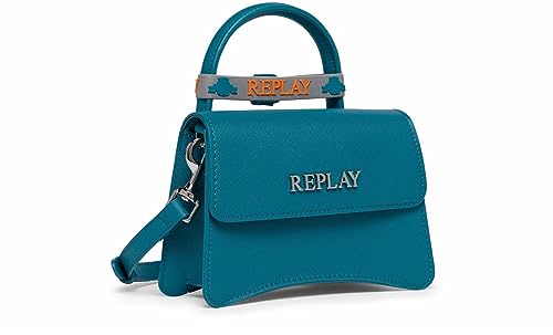 Replay Damen Handtasche aus Kunstleder, Grün (See Weed 350), Onesize von Replay