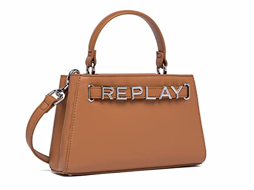 REPLAY Damen FW3379 Handtasche, 060 Brick Brown von Replay