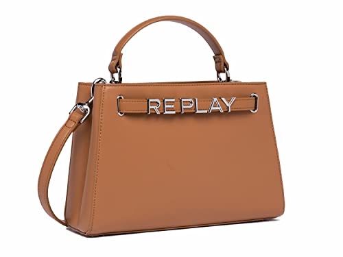 Replay Damen FW3380 Handtasche, 060 Brick Brown von Replay
