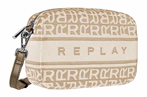 Replay Damen Fw3388 Handtasche, 1567 Beige, Einheitsgröße von Replay