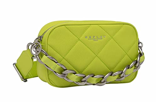 Replay Damen Umhängetasche mit Gliederkette, Lt Yellow Green 164 (Grün), Onesize von Replay