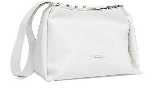 Replay Damen Handtasche Klein aus Kunstleder, Optical White 001 (Weiß), Onesize von Replay