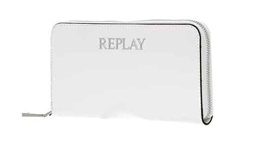 REPLAY Damen FW5255 Reisezubehör- Brieftasche, 001 White, UNIC von Replay